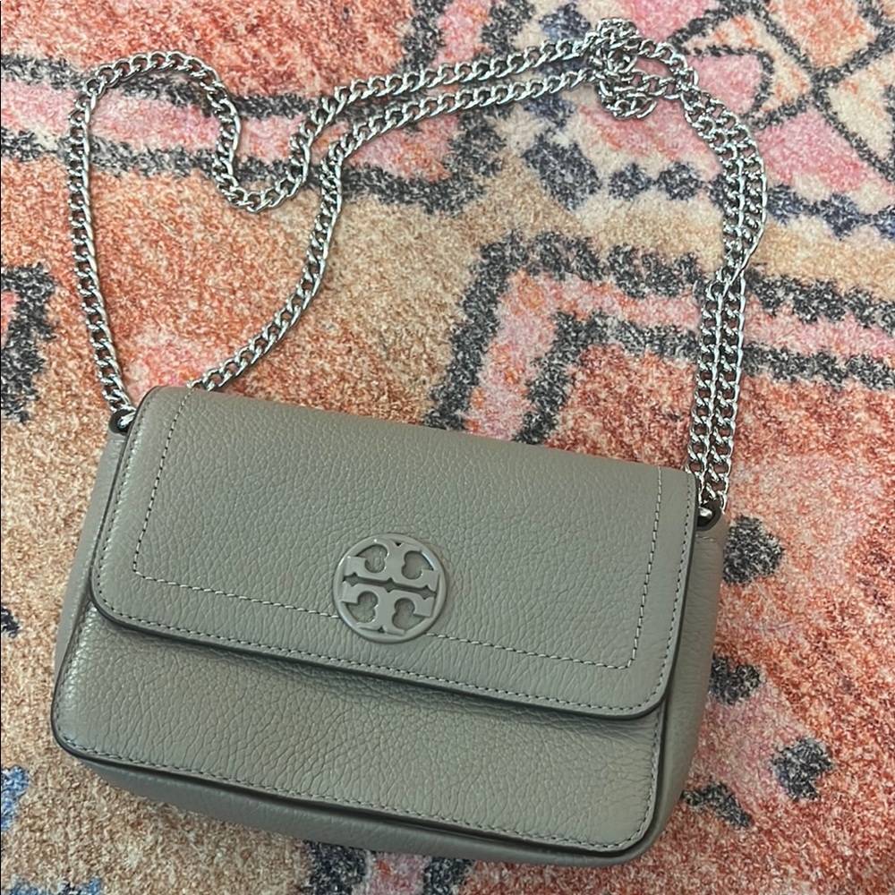 Tory Burch Olivia Mini Bag in Grey Heron